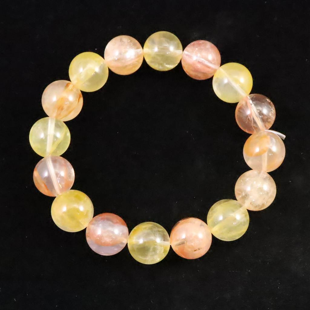 オーロラクォーツ ライモナイトインクォーツ 13mmブレスレット 56.8g #69610