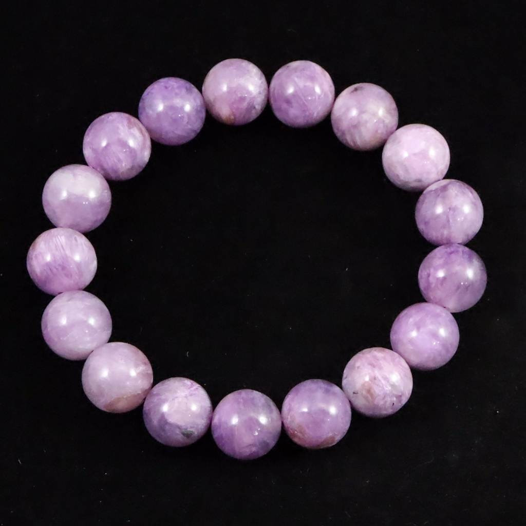 ロシア産 チャロアイト エンジェルシリカ  11mmブレスレット 32.4g #45995