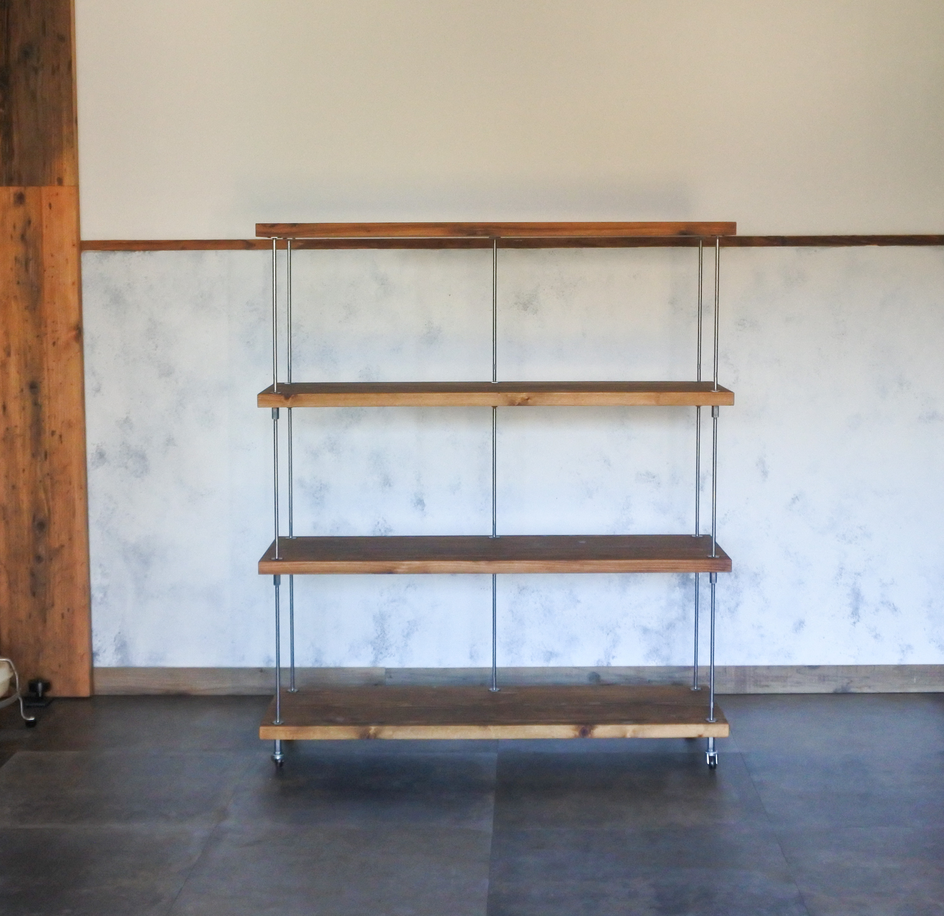 キッチンワゴン シェルフ　キャスターワゴン【サイズオーダーご相談ください】