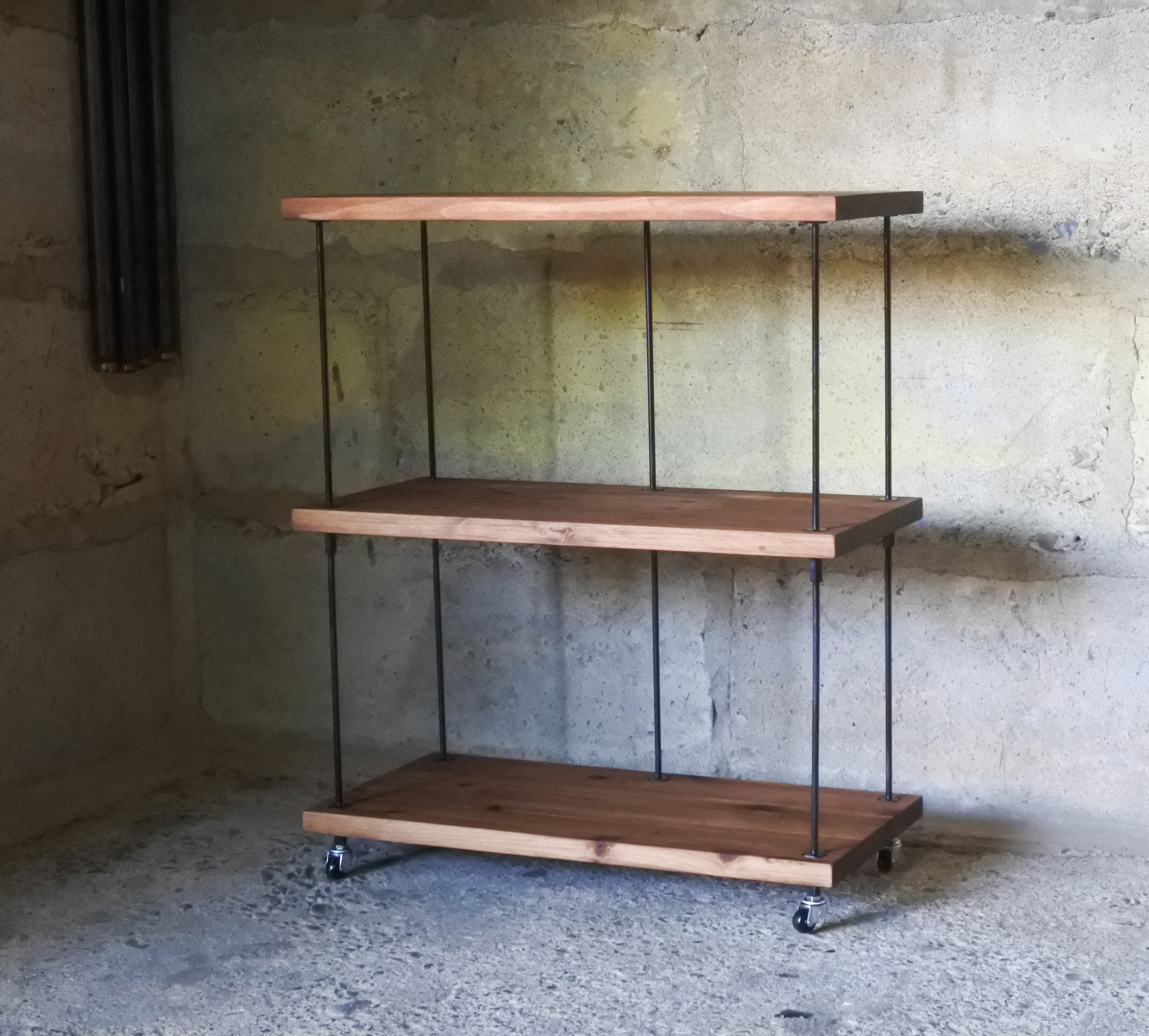 キッチンワゴン シェルフ　キャスターワゴン【サイズオーダーご相談ください】