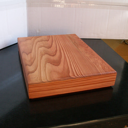 ○屋久杉 無垢 ティッシュケースカバー ティッシュペーパーボックス