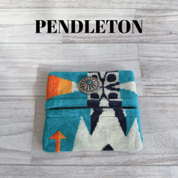 送料無料！No.2287.ペンドルトンのリメイクボックスティッシュケース