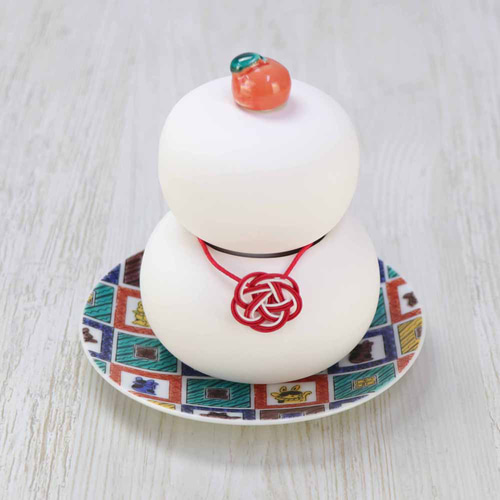 歳末大特価 陶器製 鏡餅 大【九谷焼】 鏡餅 hama kitchen 通販