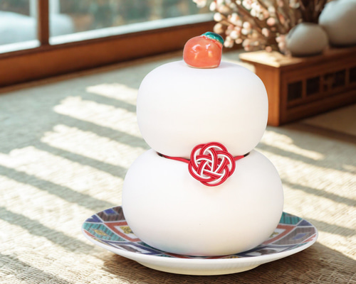 歳末大特価 陶器製 鏡餅 大【九谷焼】 鏡餅 hama kitchen 通販