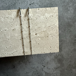 ーDrop Chain pierceー　チェーンピアス　ロングピアス　サージカルステンレス　シルバーアクセサリー 13枚目の画像