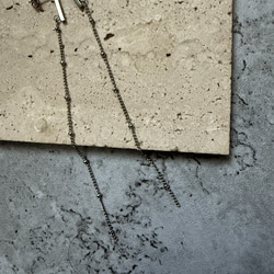 ーDrop Chain pierceー　チェーンピアス　ロングピアス　サージカルステンレス　シルバーアクセサリー 14枚目の画像