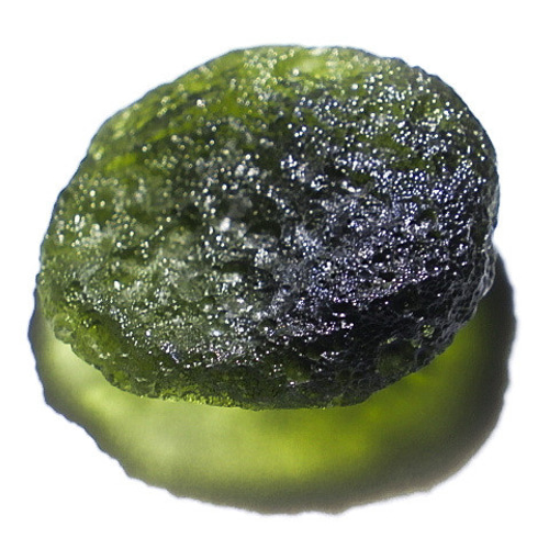 ☆宇宙から飛来☆モルダバイト隕石☆5.3g/25.1mm☆天然ガラスラフ鉱物