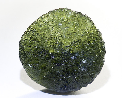 ☆宇宙から飛来☆モルダバイト隕石☆5.3g/25.1mm☆天然ガラスラフ鉱物