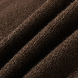 柔軟溫暖，適合各種體型。犛牛絨和美利奴羊毛長款開襟衫，棕色，251203-1 第10張的照片