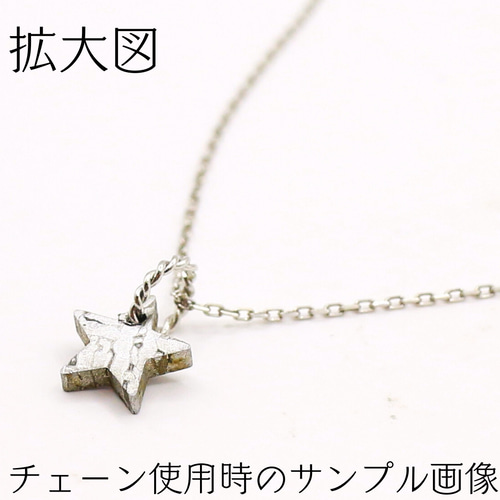 ☆型 アルタイ隕石 ペンダントトップ meteorite150 ネックレス