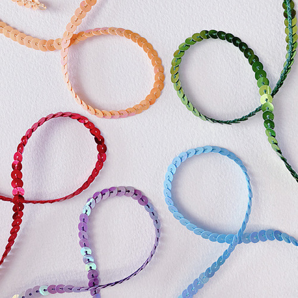 スパンコールブレード BEL-0552　カラー選択　1mより　 1枚目の画像