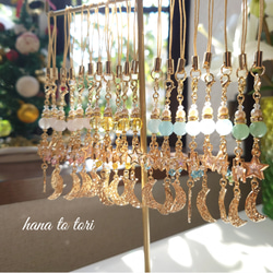 桜のキラキラ☆ストラップ チャーム 携帯ストラップ 花と鳥サン