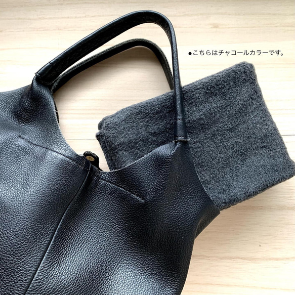 【新色】「シンプルが良い。」大人の上質&暖かフリース コンパクトマフラー(NAVY) 5枚目の画像