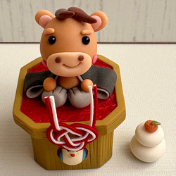 ちょこんと端午の節句飾り 金太郎 ミニチュア 粘土細工 樹脂粘土 季節