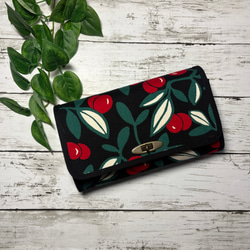 ハンドメイド 長財布 お財布バッグ やりくり財布 マスク入れ カード