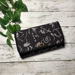 ハンドメイド 長財布 お財布バッグ やりくり財布 マスク入れ カード