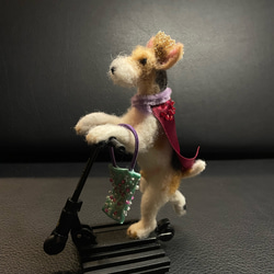 ワイヤーフォックステリア （ブロック犬） 羊毛フェルト sumimugi 通販