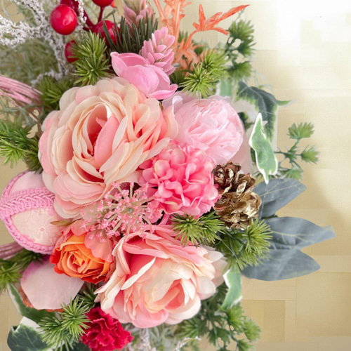 52】迎春しめ縄｜和モダン新年飾り｜玄関にも室内にも飾れるしめ縄