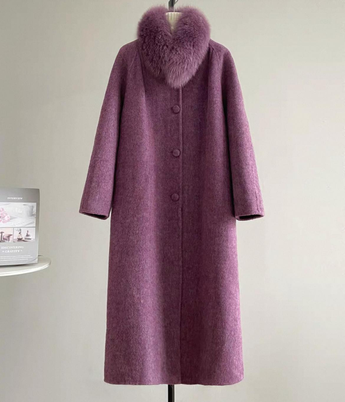 保温力高い大人の羊毛（ウール）コート、防寒対策、保温力高い大人の冬コート、羊毛（ウール）70%、冬支度新作