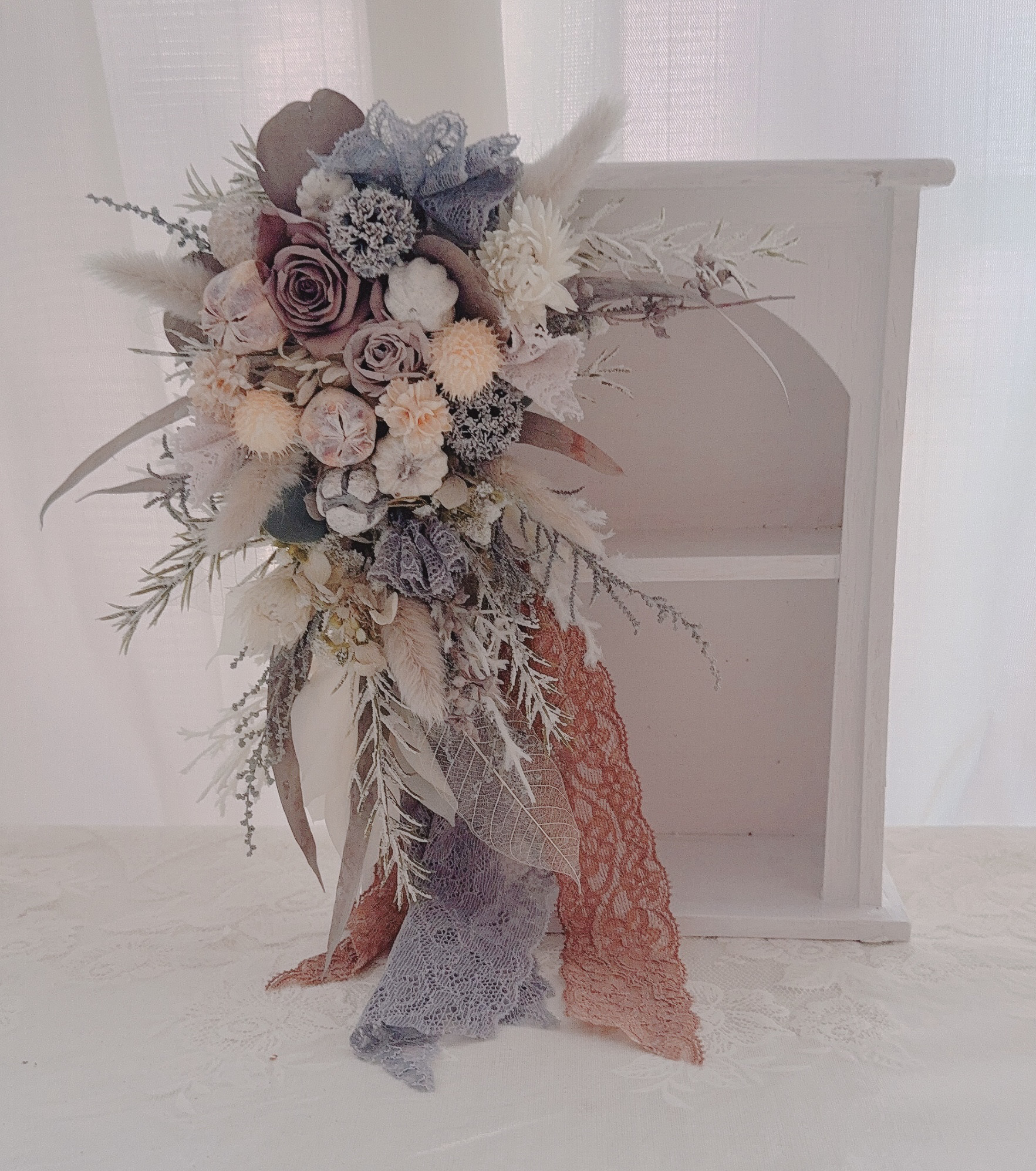 ❤️SALE❤️ホワイトshabbyマントルピース飾り棚アレンジ