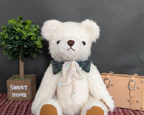 テディベア ぬいぐるみ ハンドメイド 作家様不明 テディベア ぬいぐるみ ハンドメイド 作家様不明 イベントでお願いされ