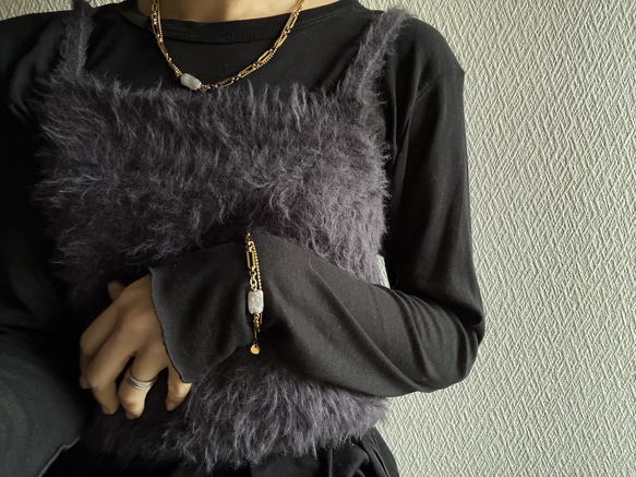 ーUrban Baroque Pearl Braceletー　サージカルステンレス　チェーンブレスレット　ブレスレット 7枚目の画像