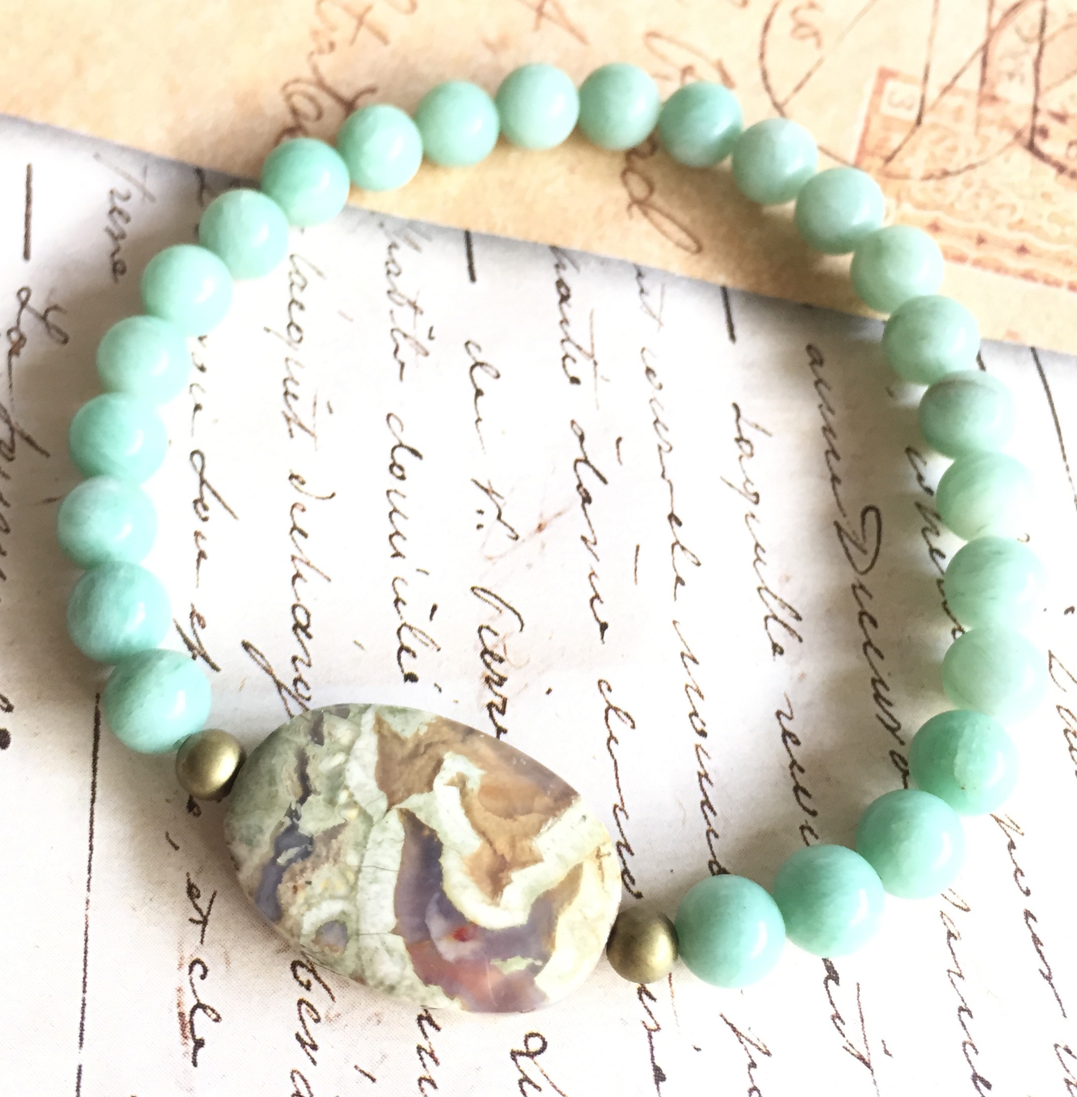 涅槃の静寂✴︎ネガティブな思考パターンや不要な感情の波を手放し心の平安を呼ぶ✴︎ブルーグリーンアゼツライトアゾゼオ