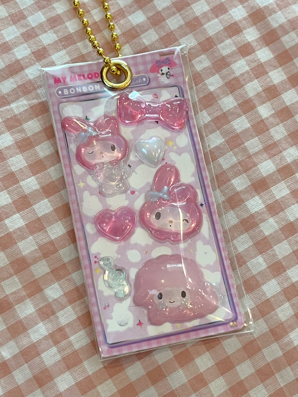正規品 ボンボンドロップシール クリアでぷっくりとしたキーホルダーコンプリート ⭐︎ボンボンドロップシールキーホルダー⭐︎① シール・ステッカー