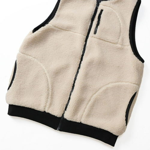 30%OFF】ボア／ナイロン リバーシブルベスト VBJ253445 vent blanc