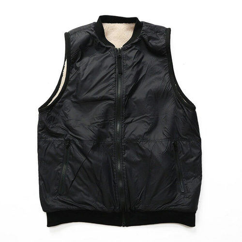 30%OFF】ボア／ナイロン リバーシブルベスト VBJ253445 vent blanc