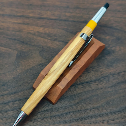 PG5カスタム】オリーブウッド シャープペンシル No.081 ペン・筆記用具