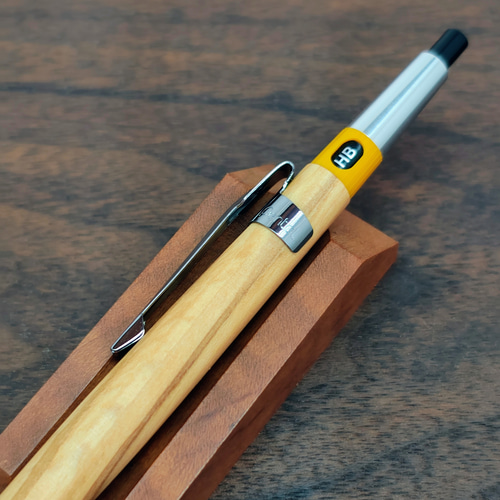 PG5カスタム】オリーブウッド シャープペンシル No.081 ペン・筆記用具