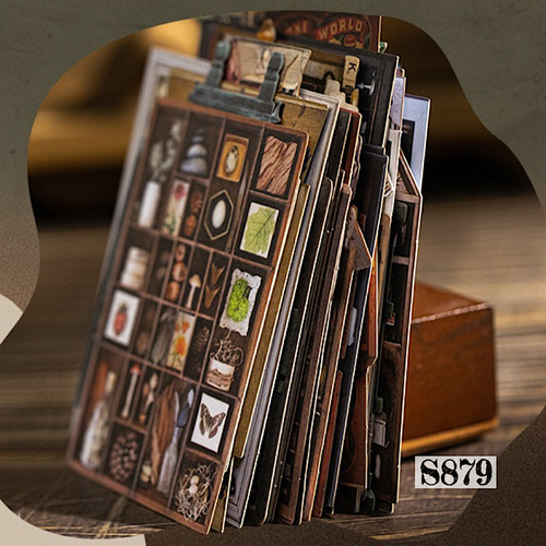 S879コラージュ素材】海外シール ジャンクジャーナル ヴィンテージ