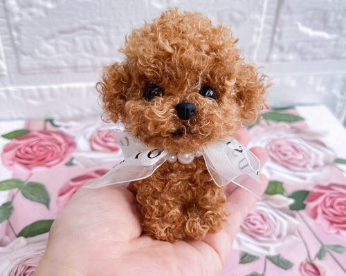 モールドール ハンドメイド トイプードル 犬 わんこ ぬいぐるみ
