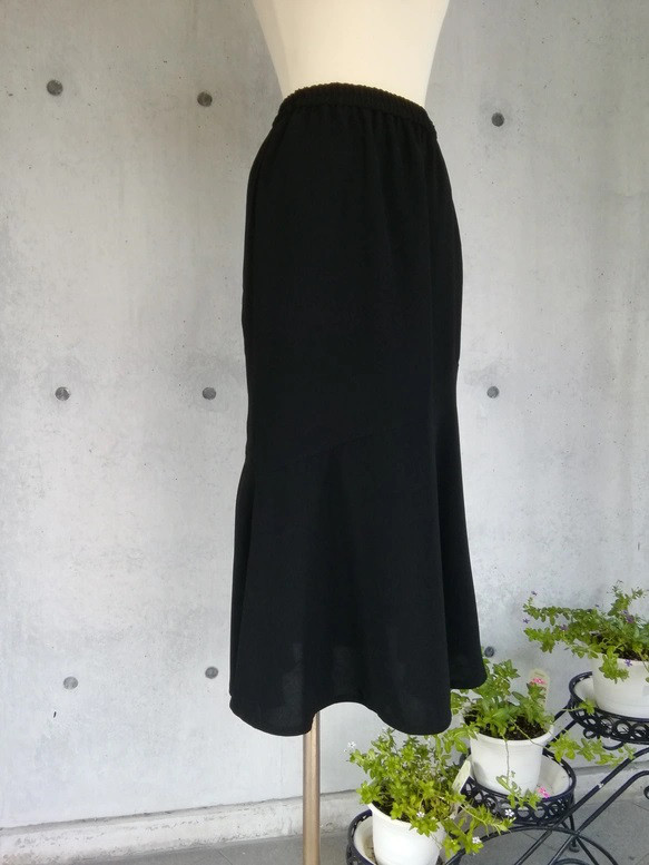 喪服  7L～10L ドルマンレースブラウスとマーメイドスカートのフォーマルスーツ 137700-3