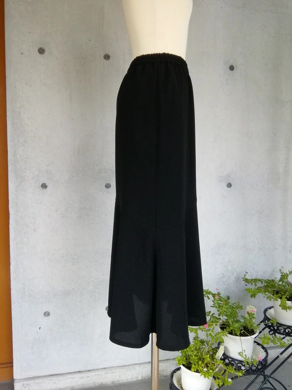 喪服  7L～10L ドルマンレースブラウスとマーメイドスカートのフォーマルスーツ 137700-3