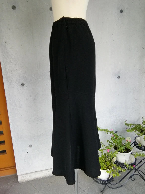 喪服  7L～10L ドルマンレースブラウスとマーメイドスカートのフォーマルスーツ 137700-3