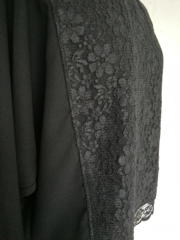 喪服  7L～10L ドルマンレースブラウスとマーメイドスカートのフォーマルスーツ 137700-3