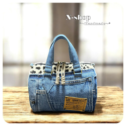 ☆デニムリメイク☆3wayショルダーバッグ❥ハンドメイド❥ リュック