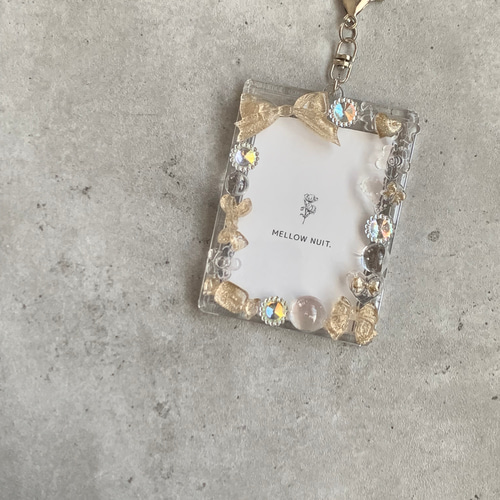 ハンドメイド　キーホルダー　オーダー　ペンライト　トレカケース　アクセサリー 推し活グッズ 3点セット トレカケース ペンライトリボン 名札ケース