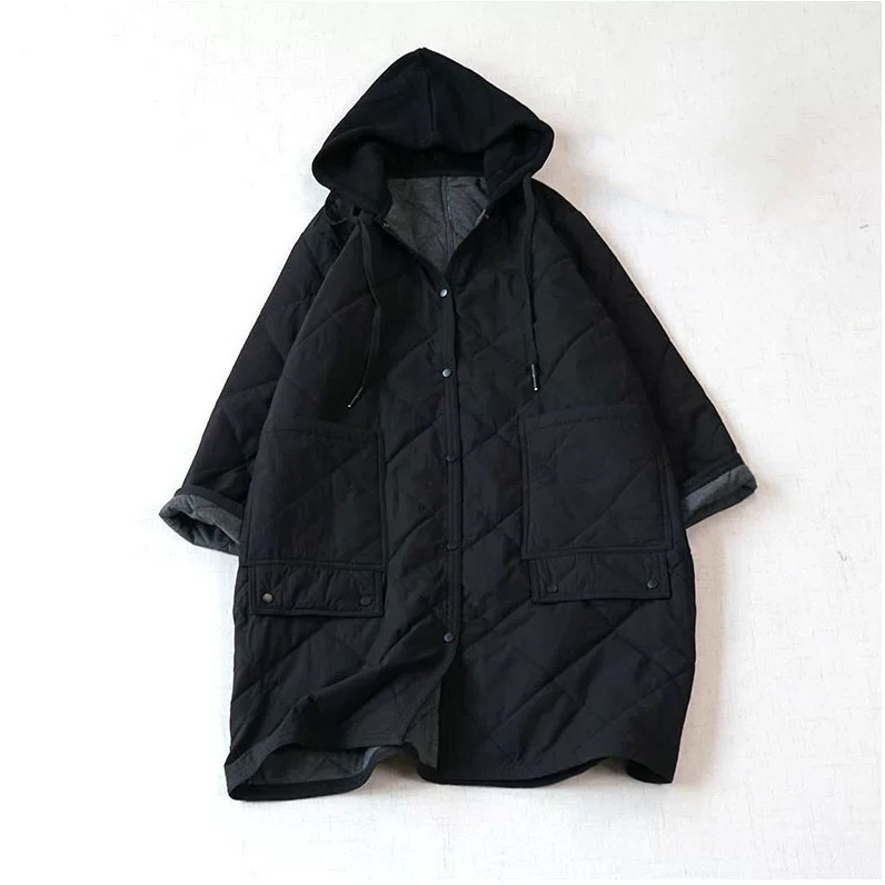 2025秋冬新作 【洗える/中綿入り】レディース キルティング ノーカラーコート 中綿コート 秋冬 キルティング