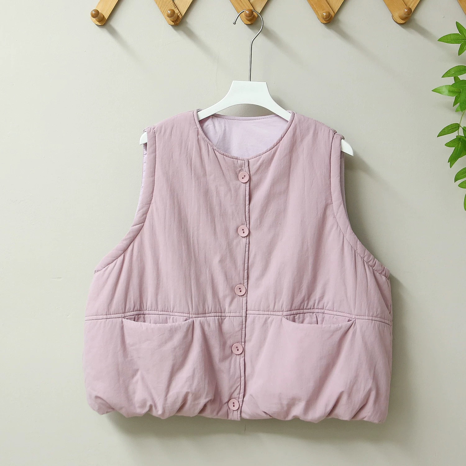 【秋冬の新作】綿いりベスト 防寒着  トップス レディース 春 秋 冬 メリクリスマス