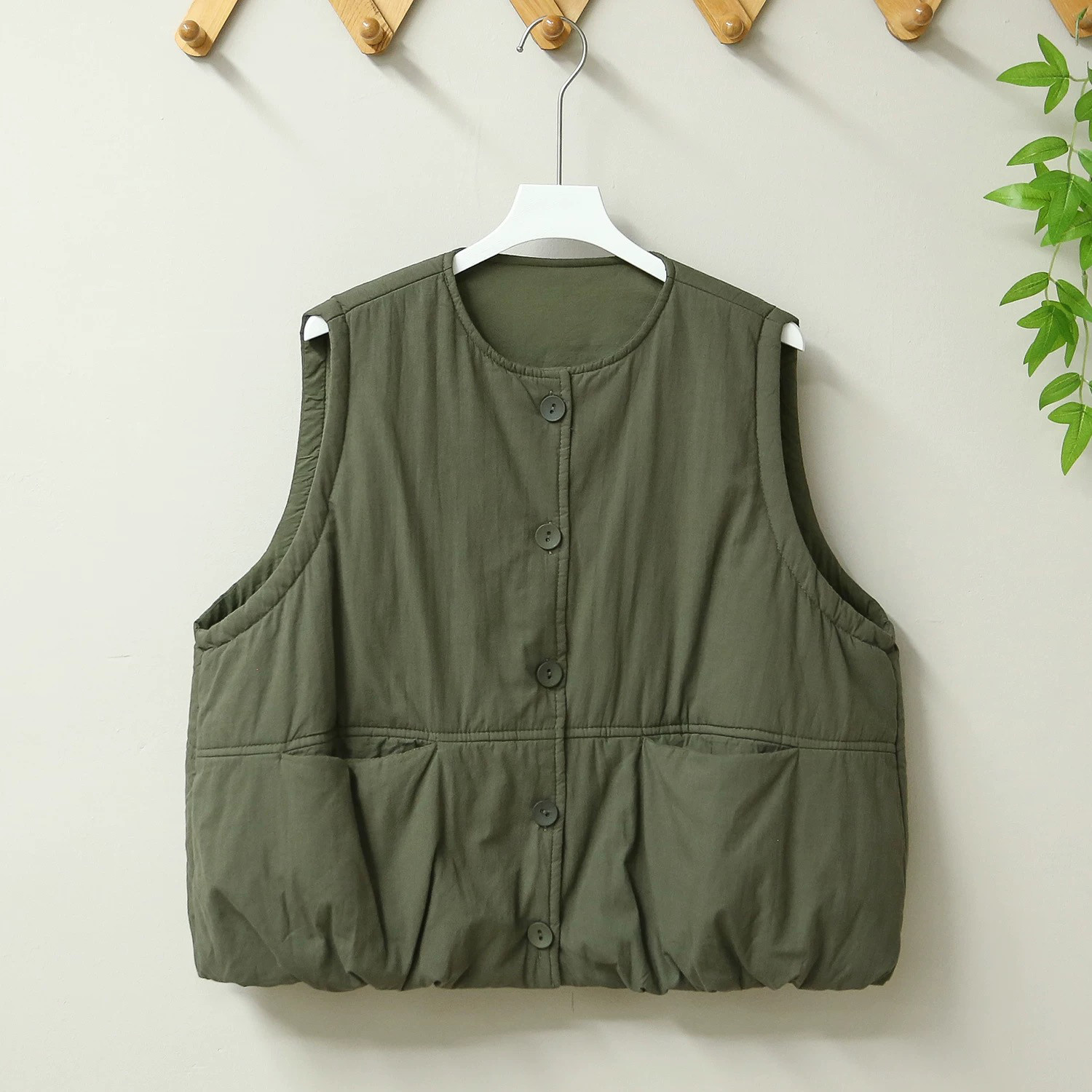 【秋冬の新作】綿いりベスト 防寒着  トップス レディース 春 秋 冬 メリクリスマス