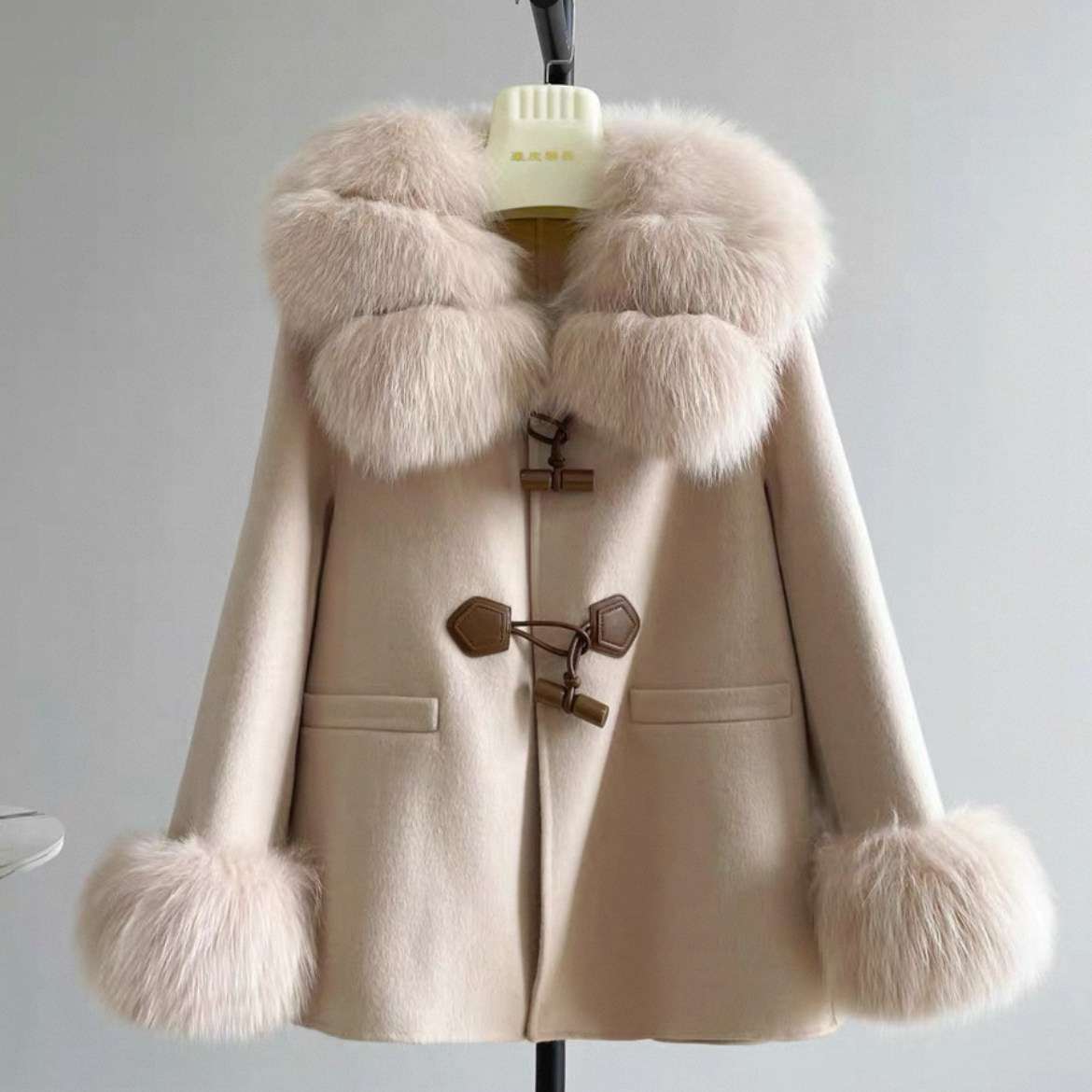 2色 保温力高い大人の羊毛（ウール）コート、防寒対策、保温力高い大人の冬コート、羊毛（ウール）70%、冬支度新作