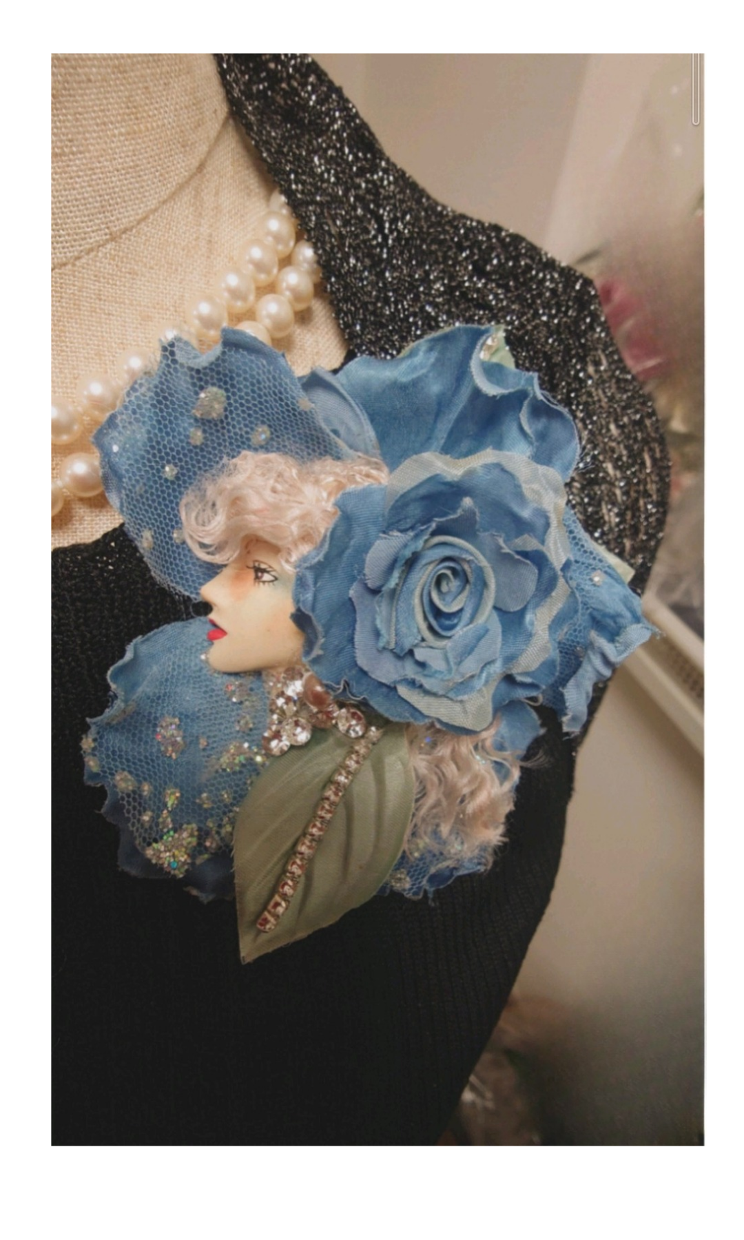 27【年に一度の年度末決算対象商品】ご購入希望の方はお気に入後に5900円に訂正→ご購入 セラミックドールコサージュ