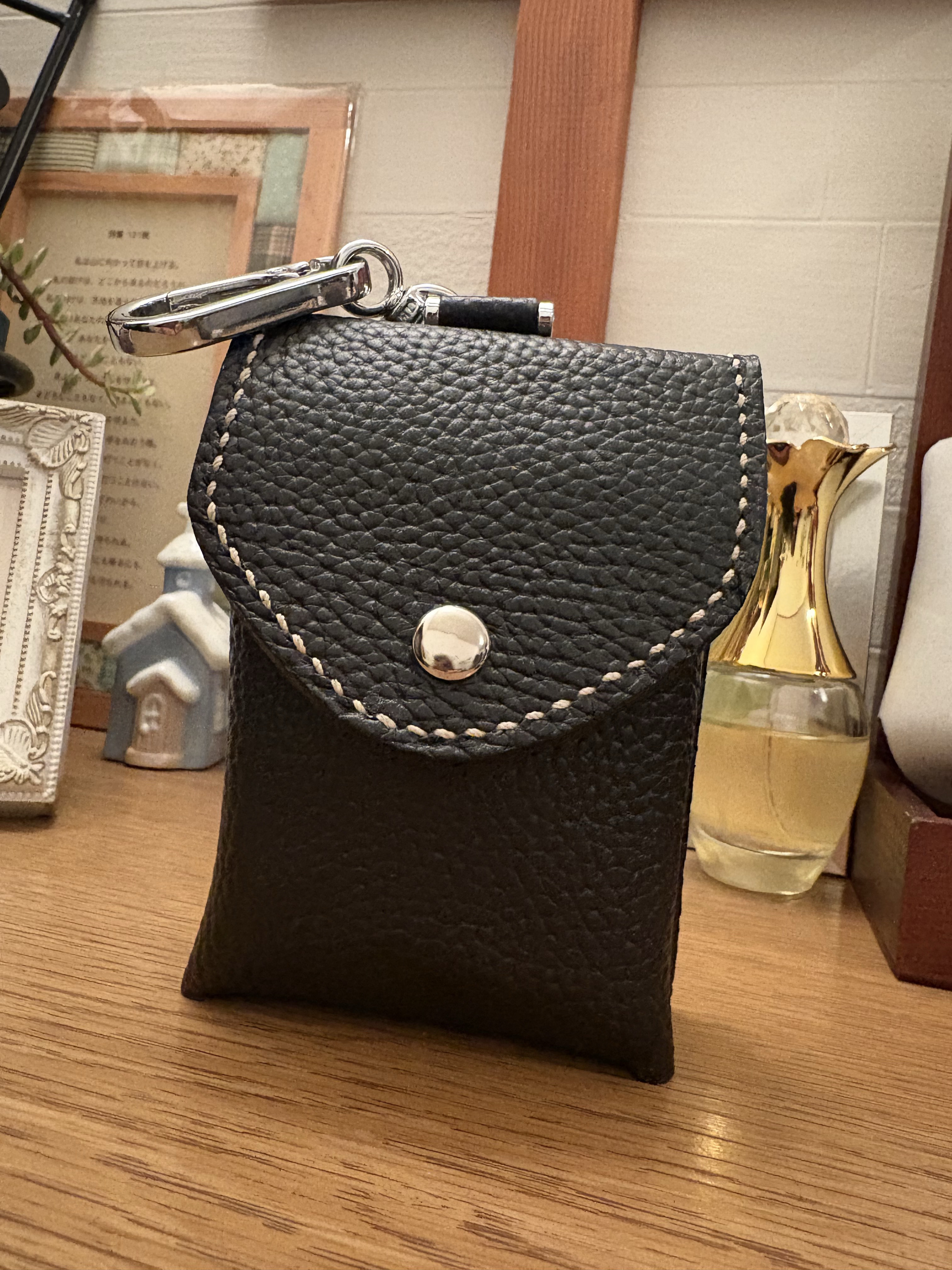 ハンドメイド手縫い 本革タバコケース、シガレット‐ケース喫煙グッズ