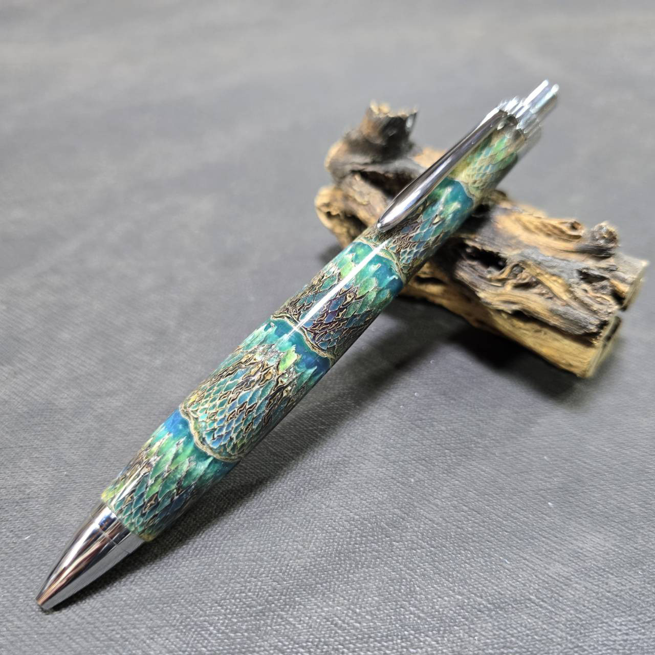 アザミ  レジンボールペン【送料・ギフトボックス無料・当日発送】267