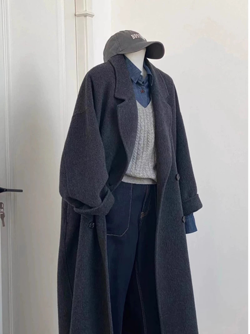 保温力高い大人の羊毛コート、羊毛（ウール）コート 冬のコート 防寒対策 冬支度新作 受注生産