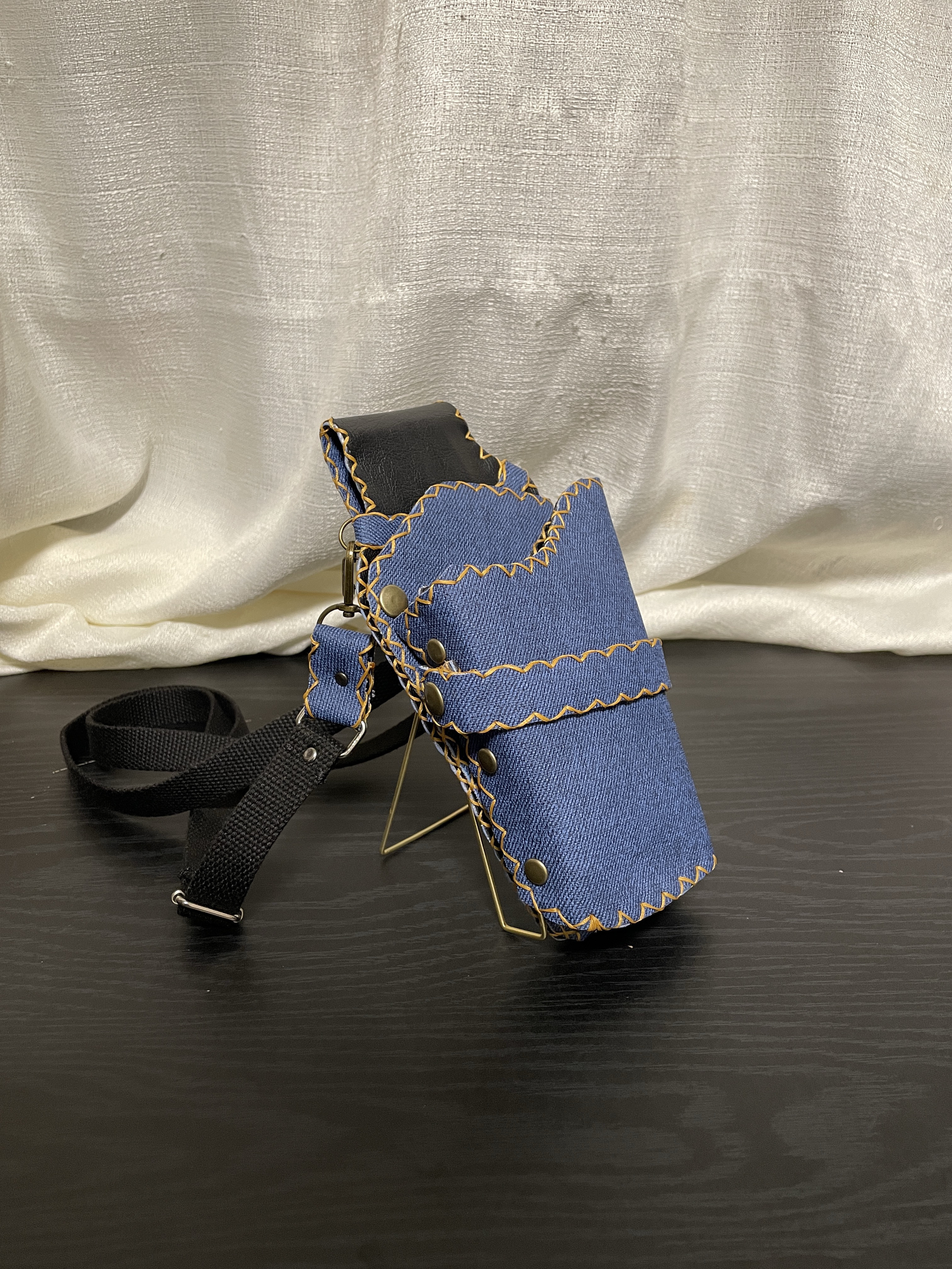 デニムレザーシザーケース 4丁