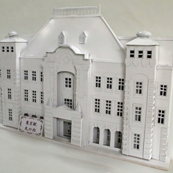 昭和レトロ洋館「旧前田家本邸」 着色模型 立体・オブジェ ジオラマ